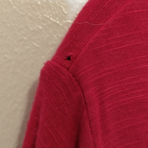 Logo Lori goldstein darkpink shark bite hem tunic - Picture 6 of 6